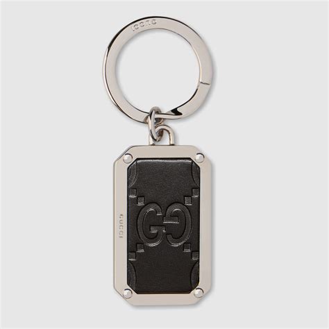 gucci key holder black|Designer Luxury Keyrings for Women .